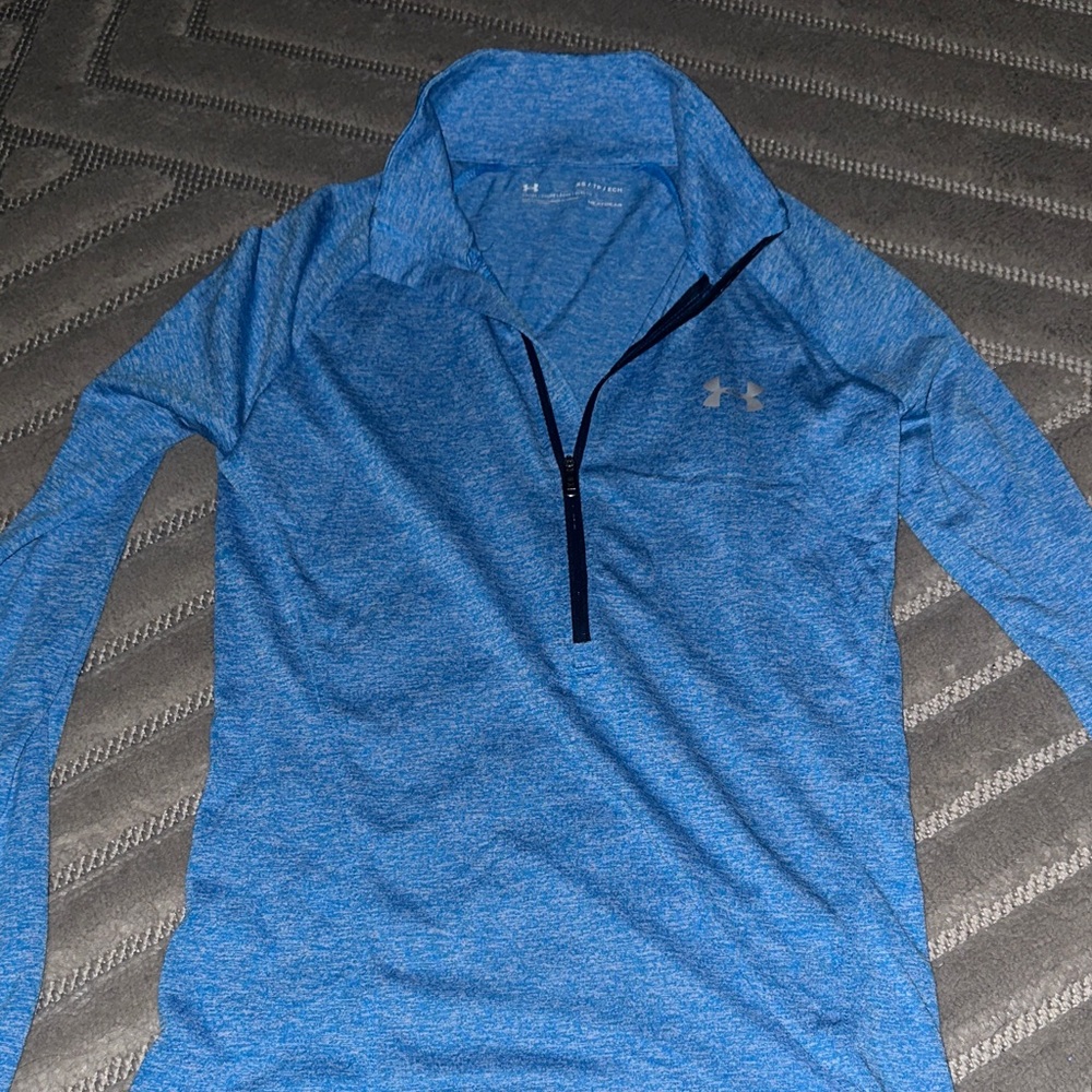Under Armour Blue Quarter-Zip Top
